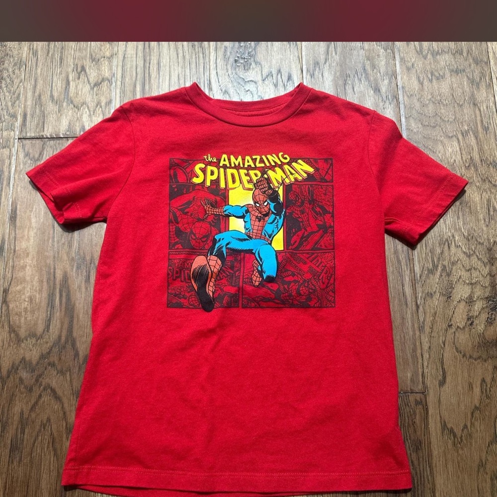Marvel Amazing Spider-Man Red Kids Tee